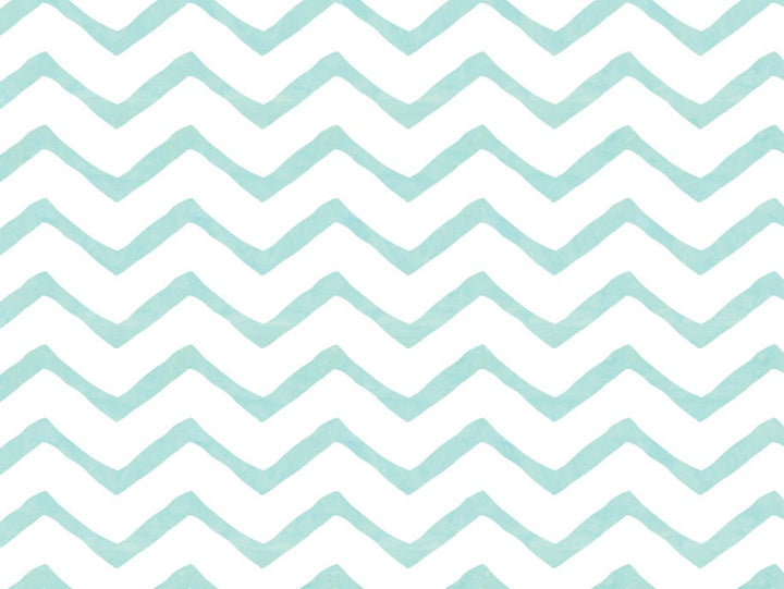 Peel and Stick Wallpaper Blue/ Baby Blue Chevron Wallpaper/ Removable Wallpaper/ Unpasted Wallpaper/ Pre-Pasted Wallpaper