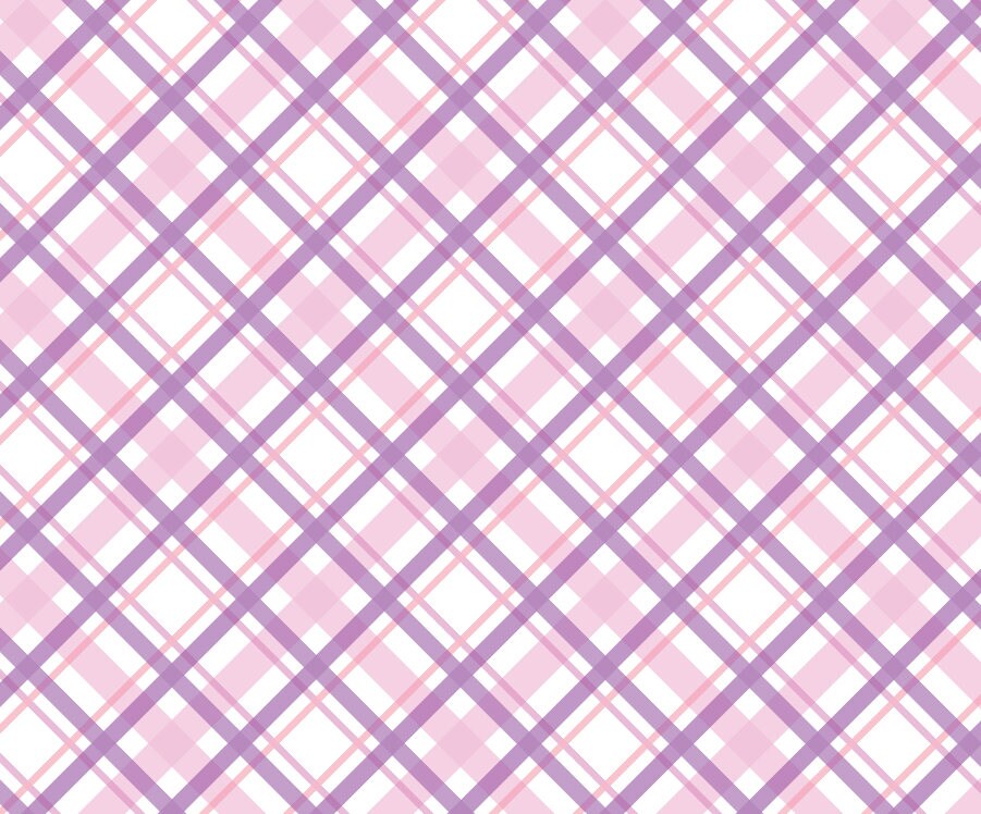 Wallpaper Pink Plaid/ Pink and Purple Plaid Wallpaper/ Removable Wallpaper/ Peel and Stick Wallpaper/ Unpasted/ Pre-Pasted Wallpaper