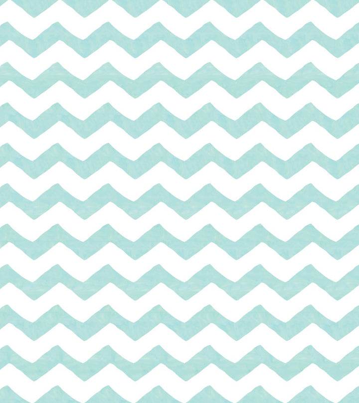 Peel and Stick Wallpaper Teal/ Tame Teal Chevron Wallpaper/  Removable Wallpaper/ Unpasted Wallpaper/ Pre-Pasted Wallpaper