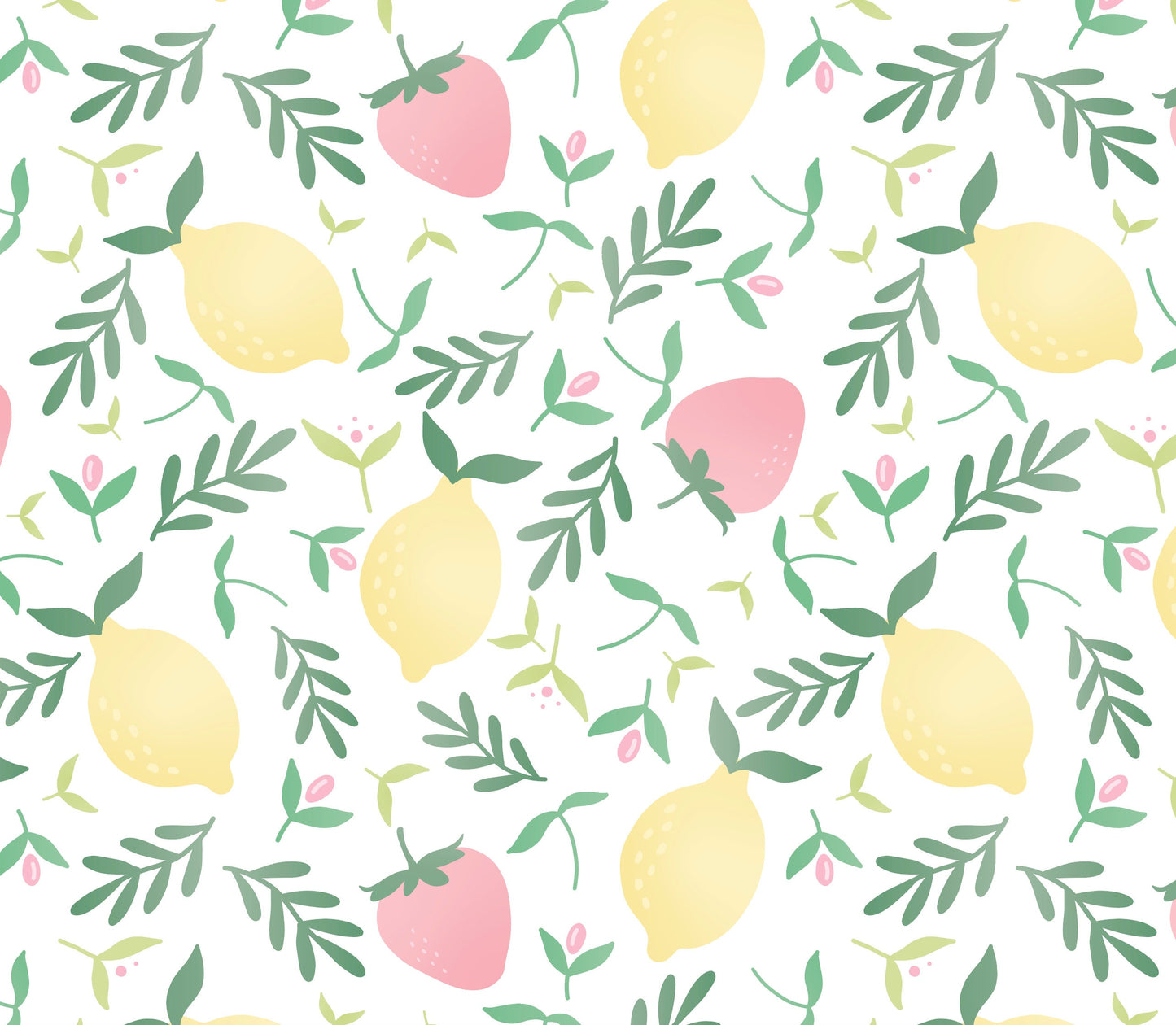 Strawberry Lemonade Wallpaper // Removable Wallpaper // Peel and Stick Wallpaper // Unpasted Wallpaper // Pre-Pasted Wallpaper WW2057