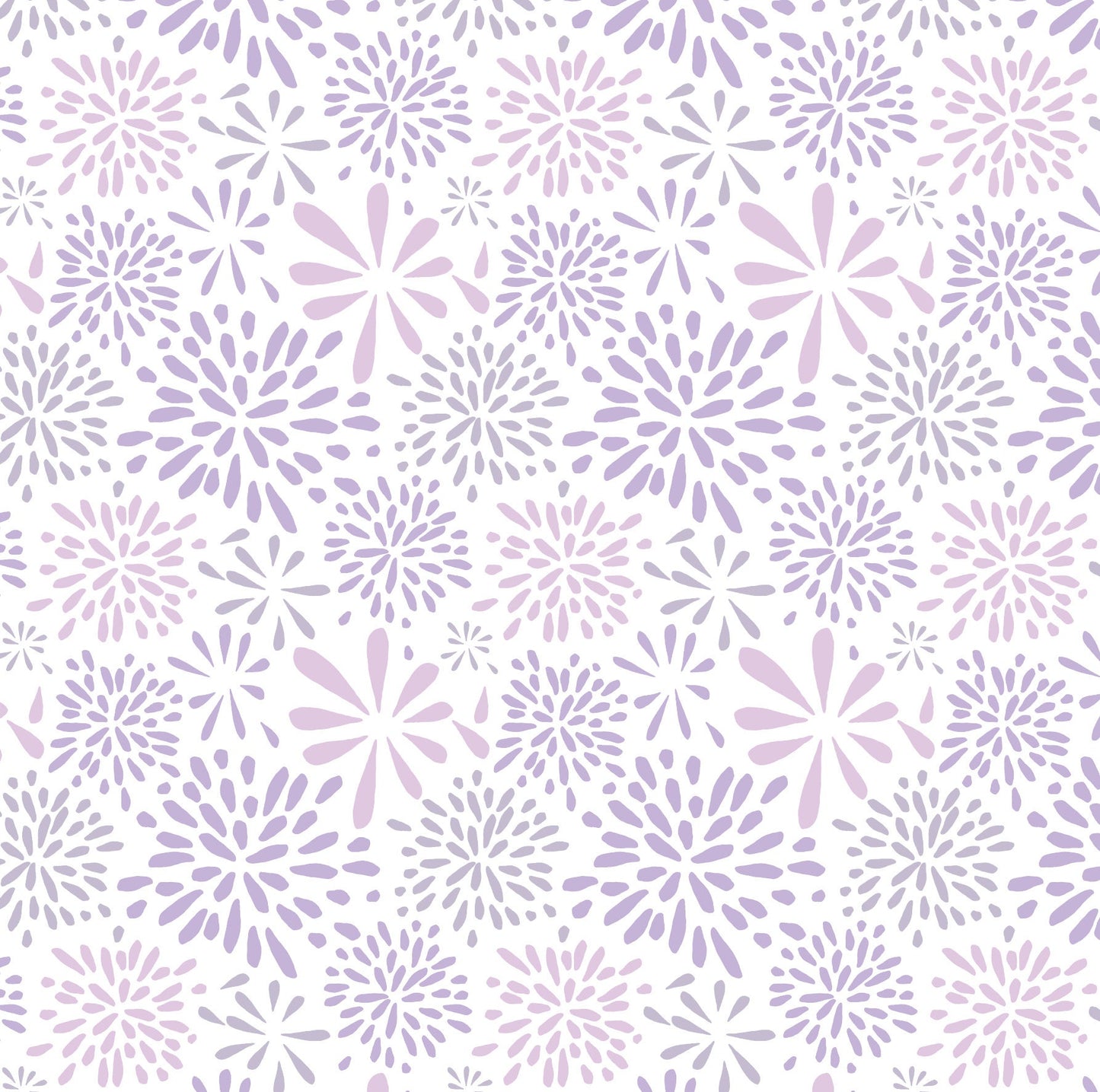 Peel and Stick Wallpaper Purple/ Flower-works Lavender Wallpaper/ Removable Wallpaper/ Unpasted Wallpaper/ Pre-Pasted Wallpaper WW1719